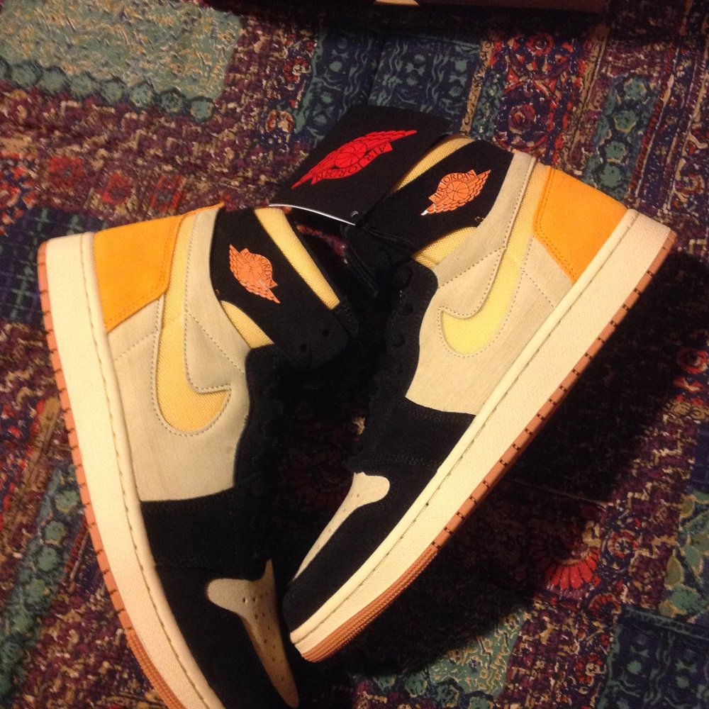 Air Jordan 1 Zoom CMFT 2 Men's  Multicolor Suede Sneakers -11.5 -New in Box